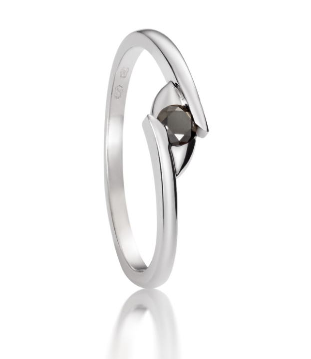 Obrázek Zásnubní prsten LOEE Essence z bílého zlata s diamantem