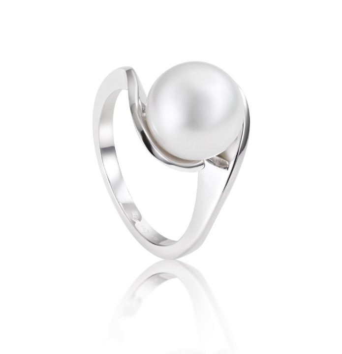 Obrázek Prsten LOEE Pearls z bílého zlata s perlou