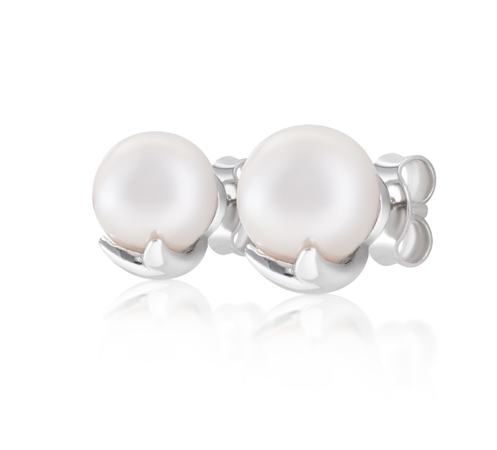 Obrázek Náušnice LOEE Pearls z bílého zlata s perlami