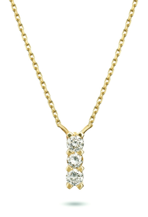 Obrázek Náhrdelník LOEE Glare ze žlutého zlata s diamanty