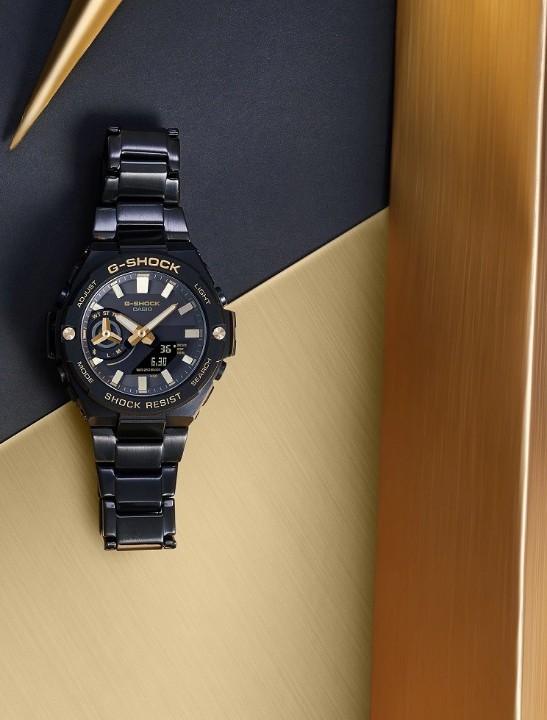 Obrázek Casio G-Shock G-Steel Black x Gold Series