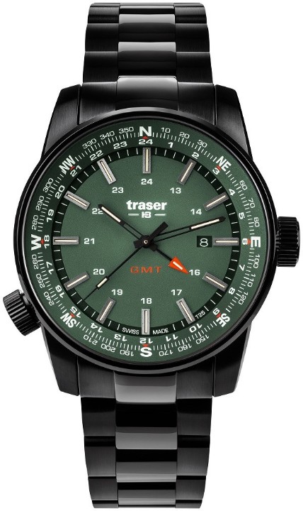 Obrázek Traser P68 Pathfinder GMT Green + UV svítilna zdarma