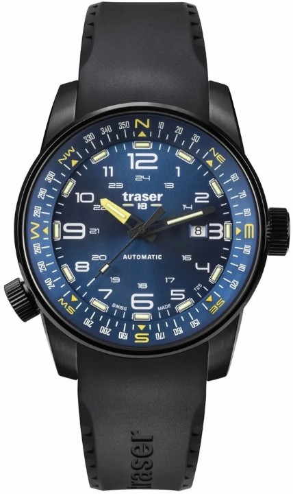 Obrázek Traser P68 Pathfinder Automatic Blue + UV svítilna zdarma