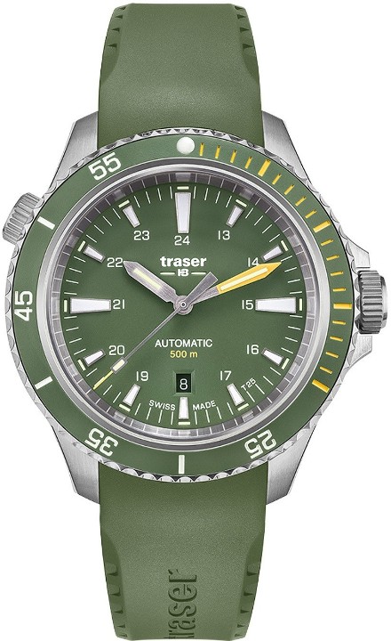 Obrázek Traser P67 Diver Automatic Green + UV svítilna zdarma