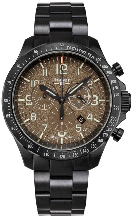 Obrázek Traser P67 Officer Pro Chronograph Khaki + UV svítilna zdarma