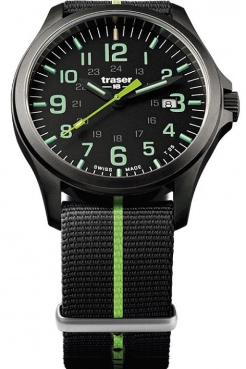 Obrázek Traser P67 Officer Pro GunMetal Black/Lime + UV svítilna zdarma