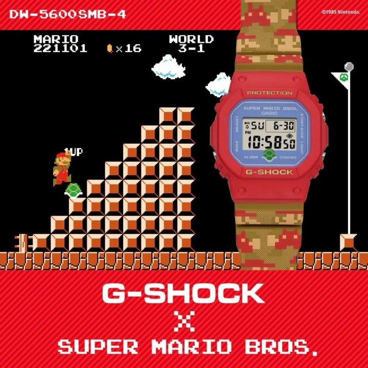 Obrázek Casio G-Shock x Super Mario Bros. Collaboration