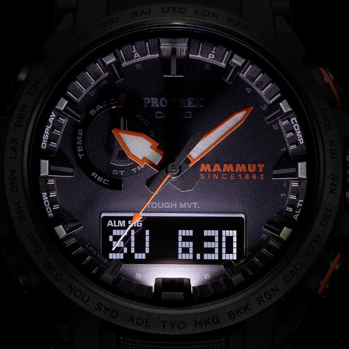 Obrázek Casio Pro Trek x Mammut Collaboration