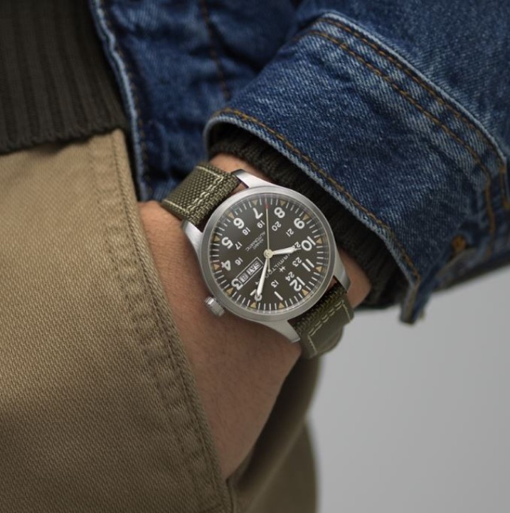 Obrázek Hamilton Khaki Field Day Date