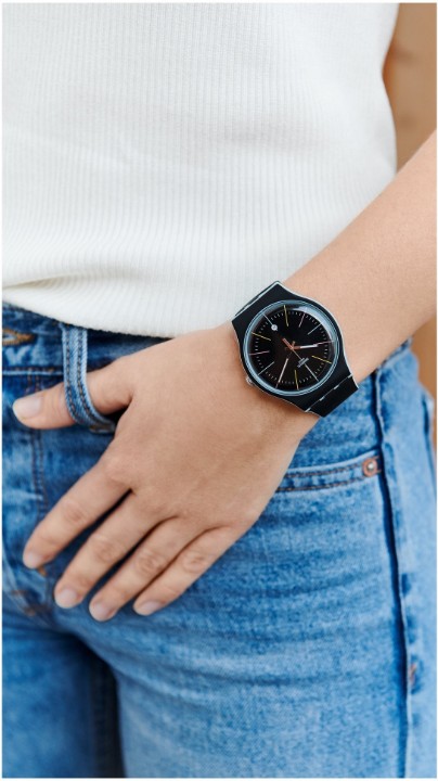 Obrázek Swatch Black Layered