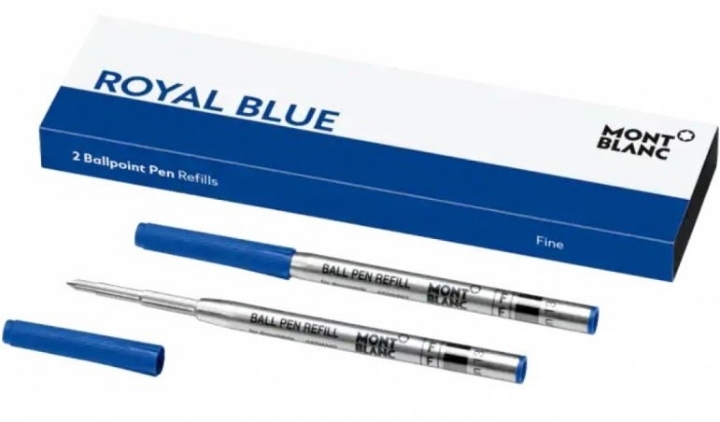 Obrázek Náplň Montblanc pro kuličkové pero F Royal Blue