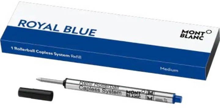 Obrázek Náplň Montblanc pro Rollerball Capless System M Royal Blue