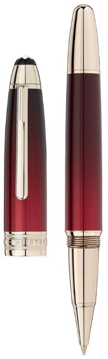 Obrázek Rollerball Montblanc Meisterstück Calligraphy Red Solitaire