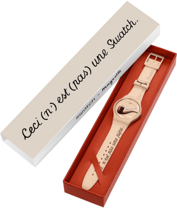 Obrázek Swatch La Trahison des Images by Rene Magritte