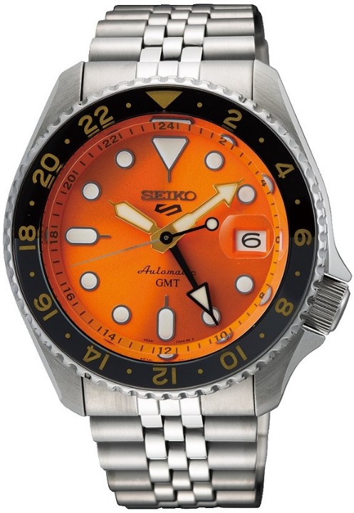 Obrázek Seiko 5 Sports 'Mikan Orange' GMT