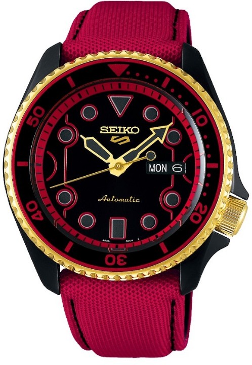 Obrázek Seiko 5 Sports Street Fighter V Limited Edition KEN - Rush ‘n’ Blaze