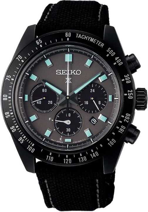 Obrázek Seiko Prospex Speedtimer The Black Series ‘Night Vision’ Solar Speedtimer Chronograph