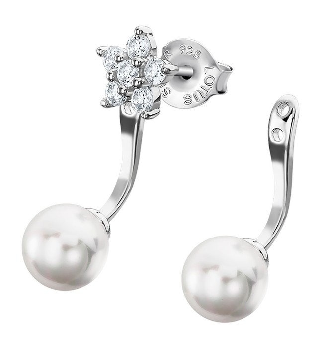 Obrázek Náušnice Lotus Silver Pearls