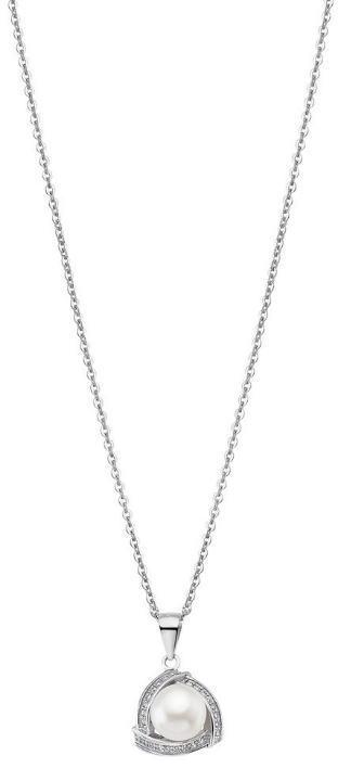 Obrázek Dámský náhrdelník Lotus Silver Pearls
