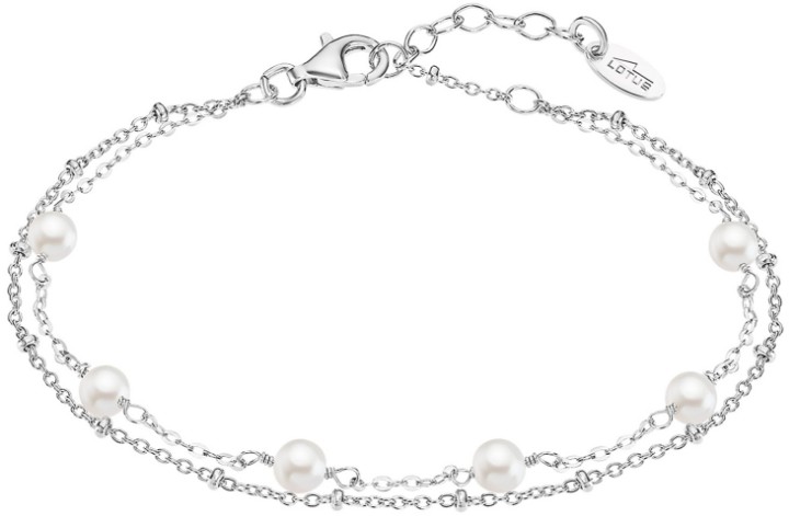 Obrázek Dámský náramek Lotus Silver Pearls