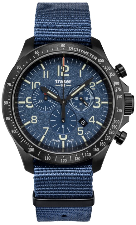 Obrázek Traser P67 Officer Pro Chronograph Blue + UV svítilna zdarma