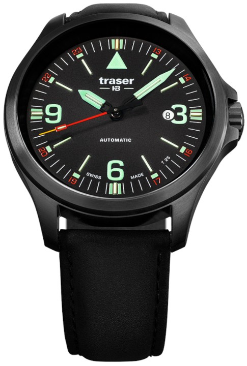 Obrázek Traser P67 Officer Pro Automatic Black + UV svítilna zdarma