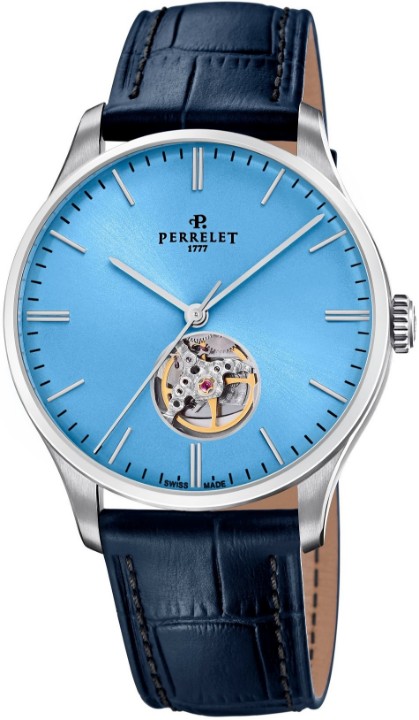 Obrázek Perrelet Weekend Open Heart Ice Blue