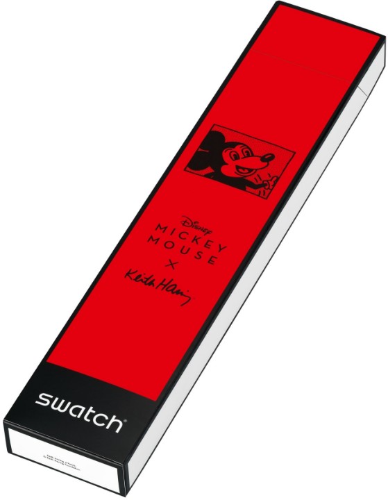 Obrázek Swatch Mickey Blanc Sur Noir