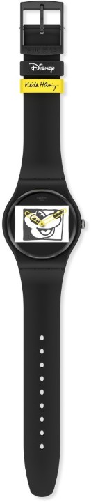 Obrázek Swatch Mickey Blanc Sur Noir