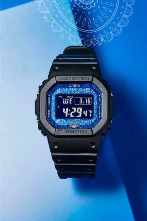 Obrázek Casio G-Shock Bluetooth Paisley Blue Series
