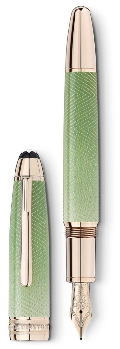 Obrázek Plnicí pero Montblanc Meisterstück Calligraphy Solitaire Celadon Dégradé