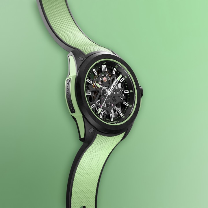 Obrázek NORQAIN Independence Wild One Skeleton Mint XS strap Limited Edition