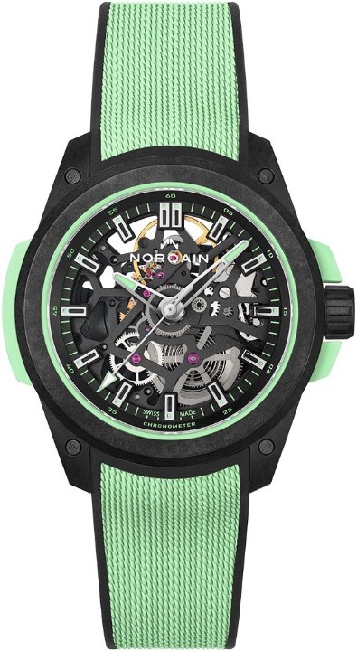 Obrázek NORQAIN Independence Wild One Skeleton Mint XS strap Limited Edition