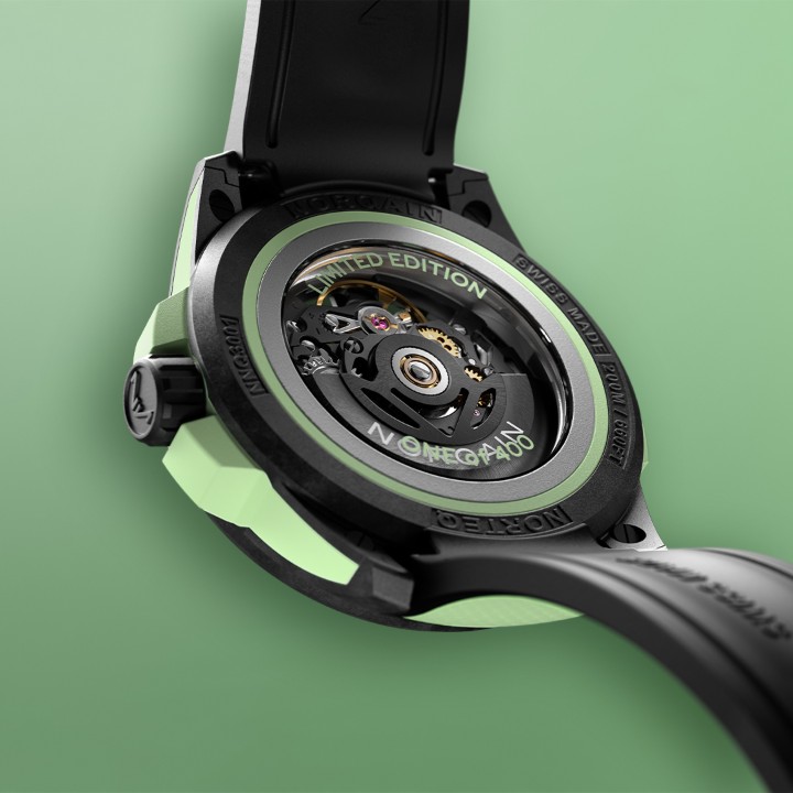 Obrázek NORQAIN Independence Wild One Skeleton Mint XS strap Limited Edition