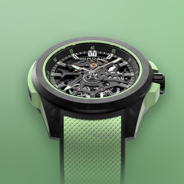Obrázek NORQAIN Independence Wild One Skeleton Mint XS strap Limited Edition