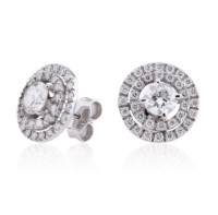 Zobrazit detail produktu - Náušnice LOEE Charm z bílého zlata s diamanty Obrázek Náušnice LOEE Charm z bílého zlata s diamanty