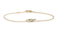 Zobrazit detail produktu - Náramek LOEE Sparkle ze žlutého zlata s diamanty a multisafíry Obrázek Náramek LOEE Sparkle ze žlutého zlata s diamanty a multisafíry