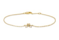 Zobrazit detail produktu - Náramek LOEE Sparkle ze žlutého zlata s diamanty a multisafírem Obrázek Náramek LOEE Sparkle ze žlutého zlata s diamanty a multisafírem