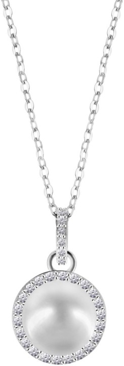 Obrázek Dámský náhrdelník Lotus Silver Pearls