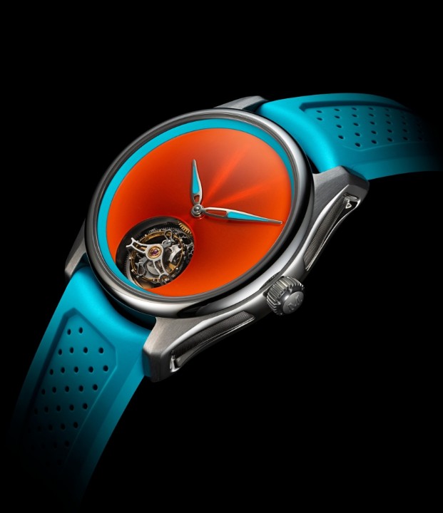 Obrázek H. Moser & Cie Pioneer Tourbillon Spiced Aqua