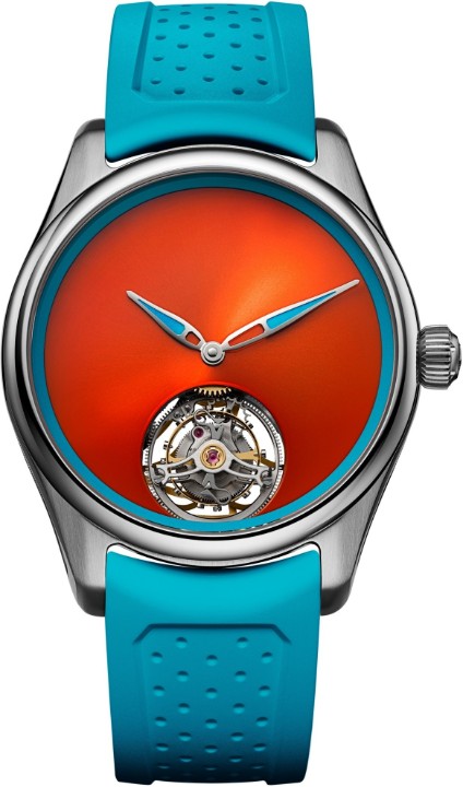 Obrázek H. Moser & Cie Pioneer Tourbillon Spiced Aqua