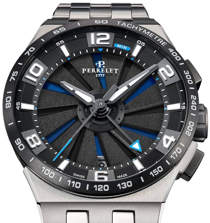 Obrázek Perrelet Turbine Chrono NEO Electric Blue