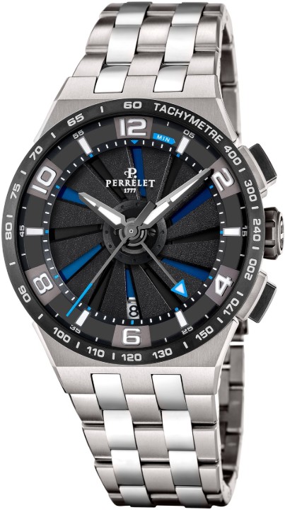 Obrázek Perrelet Turbine Chrono NEO Electric Blue