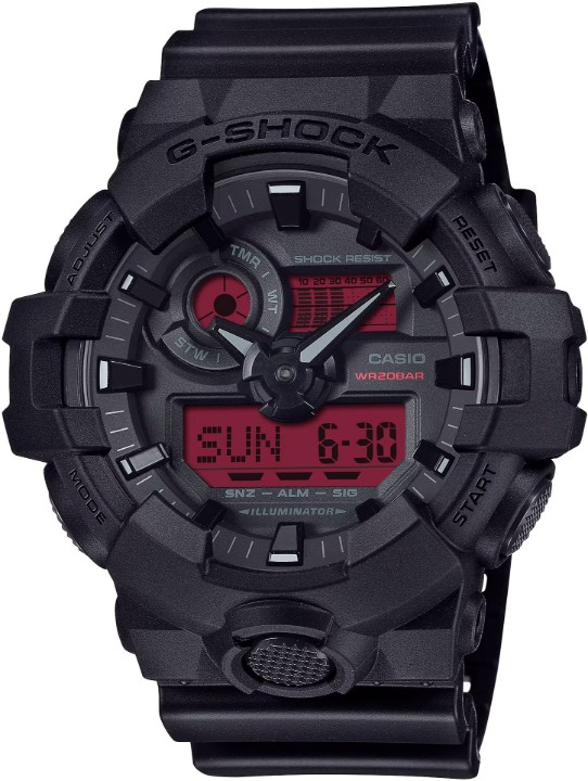 Obrázek Casio G-Shock Black and Bold Red