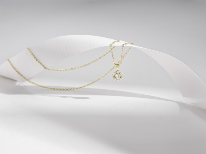 Obrázek Přívěsek LOEE Palette Diamonds ze žlutého zlata s diamanty