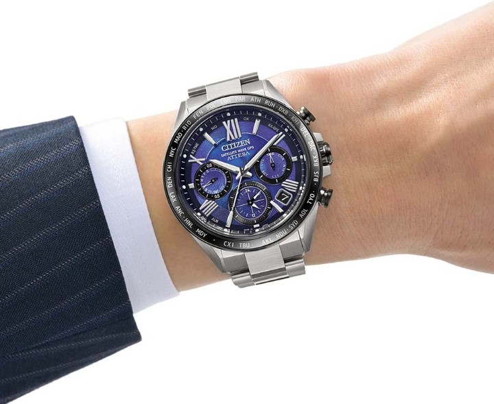 Obrázek Citizen Attesa Satellite Wave GPS Unite With Blue Limited Edition