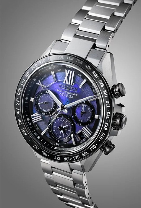 Obrázek Citizen Attesa Satellite Wave GPS Unite With Blue Limited Edition