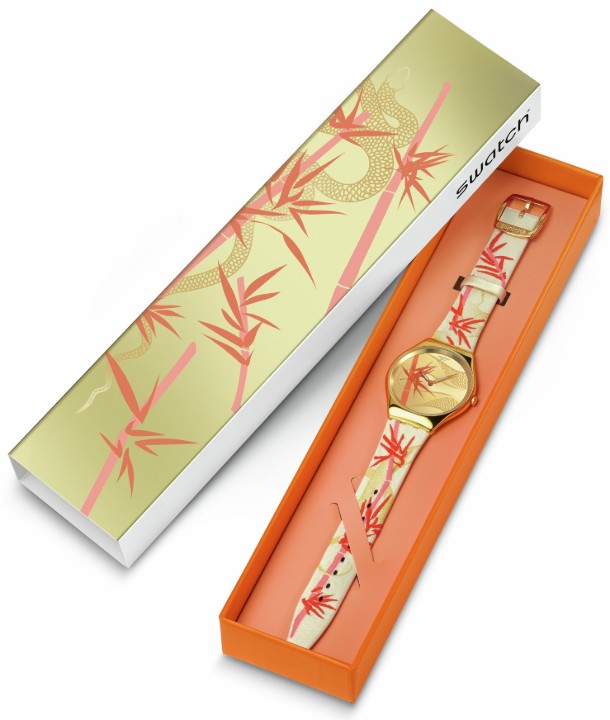 Obrázek Swatch Golden Red Bamboo