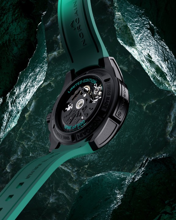 Obrázek NORQAIN Independence Skeleton Chrono Jade Limited Edition