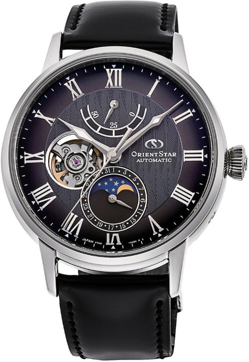 Obrázek Orient Star Classic M45 F7 Moon Phase Open Heart Automatic